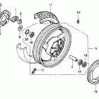 ST1100 St1100 rear wheel
