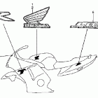 CBR1100XX Наклейки 97-98