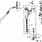CBR600F3 Задний главный тормозной цилиндр