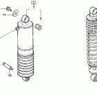 GL1500A Задний амортизатор