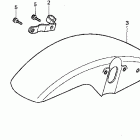 PC800 Front fender 97-98