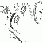 CBR600F3 Цепь ГРМ
