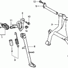 CBR600F3 Подножка