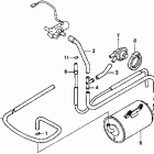 CBR600F3 Адсорбер, системы улавливания паров топлива