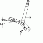 CBR600F3 Траверса нижняя