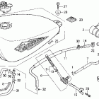 VT600CD Топливный бак