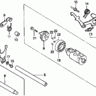VT600CD Вилка переключения передач