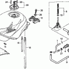 CBR600F3 Топливный бак