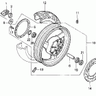 ST1100A St1100a  rear wheel