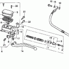 ST1100 Цилиндр сцепления