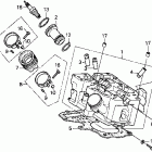 PC800 Задняя головка цилиндров