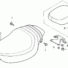 VF750CD Сидение