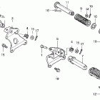 VF750CD Подножки