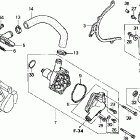 CBR1100XX Водяная помпа 97