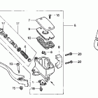 VF750CD Главный тормозной цилиндр - передний