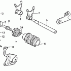 CR500R Вилка переключения передач
