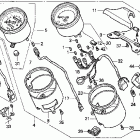 VF750CD Speedometer tachometer