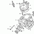 CR125R Головка цилиндра