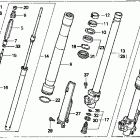 CR125R Вилка передняя