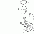 CR125R Коленвал