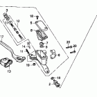 CR80R Fr. brake master cyl. 96-97