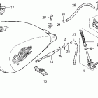 VF750CD Топливный бак