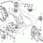 CR500R Топливный бак