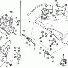 CR125R Топливный бак