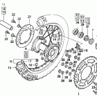 CR125R Заднее колесо