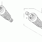VF750CD Задний амортизатор