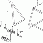 CR500R Подножка