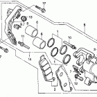 VF750CD Передний тормозной суппорт