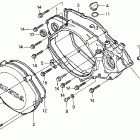 CR500R Крышка картера правая