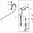 CR125R Задний тормозной цилидр