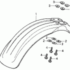CR500R Переднее крыло