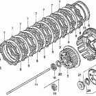 VF750CD Сцепление