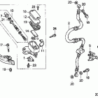 CBR600F3 Передний главный тормозной цилиндр