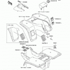 Bayou 300 (KLF300-B13) Наклейки предупреждения