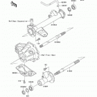 Bayou 220 (KLF220-A13) Задняя ось