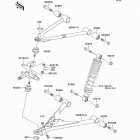 Bayou 300 (KLF300-B13) Передняя подвеска