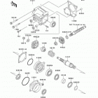 Bayou 220 (KLF220-A13) Передняя коническая зубчатая передача