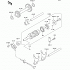 Bayou 220 (KLF220-A13) Валы и вилки переключения передач
