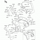 Bayou 300 (KLF300-B13) Переднее крыло(ья)