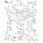 Bayou 220 (KLF220-A13) Заднее крыло