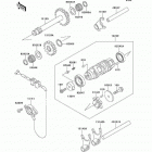 Bayou 300 (KLF300-B13) Валы и вилки переключения передач