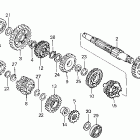 XR250R Трансмиссия