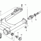 VT1100C2 Vt1100c2 swingarm