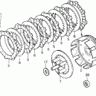 XR250R Сцепление