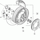 GL1500A Заднее колесо