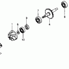 CR80R Водяной насос